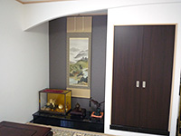 内蔵式仏壇スペース写真